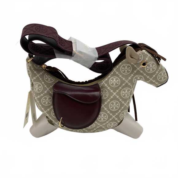 Tory Burch Brown Leather Crossbody | Lunar Year of the Horse OS - Picture 2 of 8